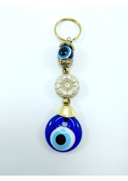 Nazar Boncuğu Anahtarlık / Araba Dikiz Ayna Süsü El Yapımı Cam Hediyelik Aksesuar modelleri