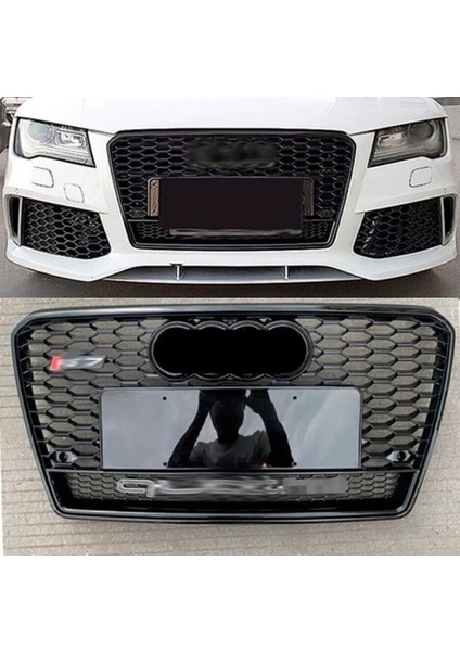Audi A7 2012-2016 Uyumlu Rs7 Plastik Siyah-Krom Panjur fiyatları