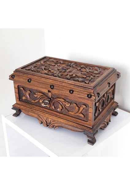 Ahşap Takı, Mücevher Saklama Kutusu fırsatları