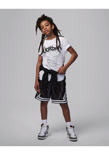 Nıke Jordan Jdb Mj Sport Ss Df Crew Erkek Çocuk Tişört