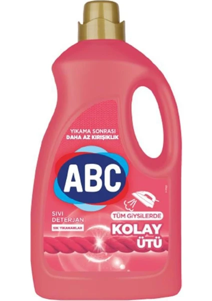 Abc Sıvı Çamaşır Deterjanı Kolay Ütü 4 Lt