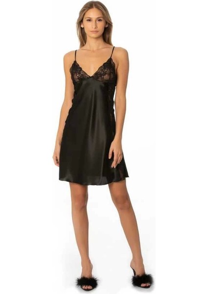 Pierre Cardin 624 Kısa Saten Gecelik