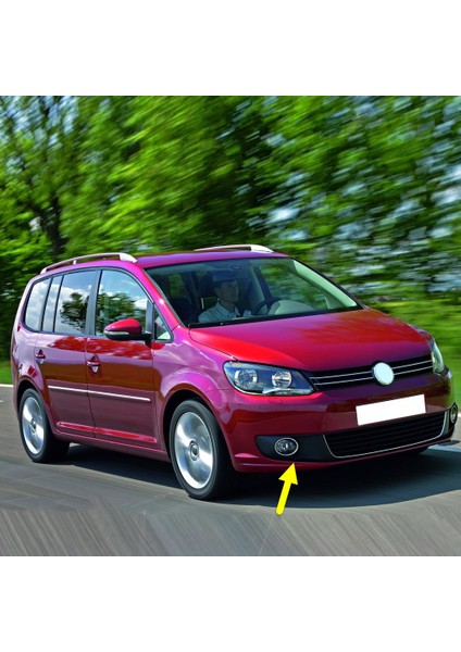 Vw Touran 2011-2015 Sağ Ön Sis Farı Kapağı Krom Çerçeveli 1T0853666T