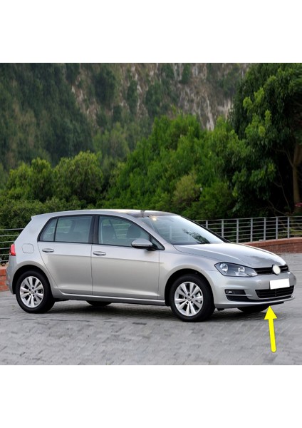 Vw Golf 7 2013-2017 Ön Tampon Alt Kaplama Spoyler 5G0805915