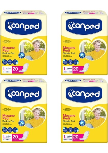 Mesane Pedi L (Yoğun) 20'li x 4 Paket