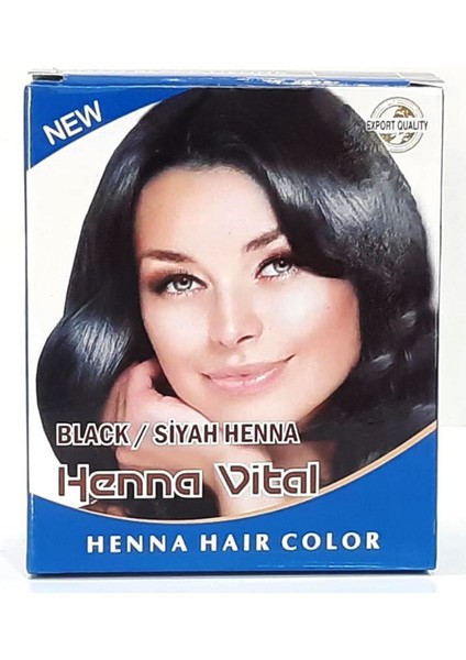 Henna Vital Kına Siyah 6 Adet x 10GR (4396)