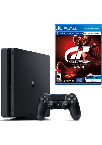Playstation 4 Slim 500 GB + Ps4 Gran Turismo Sport (Eurasia Garantili)