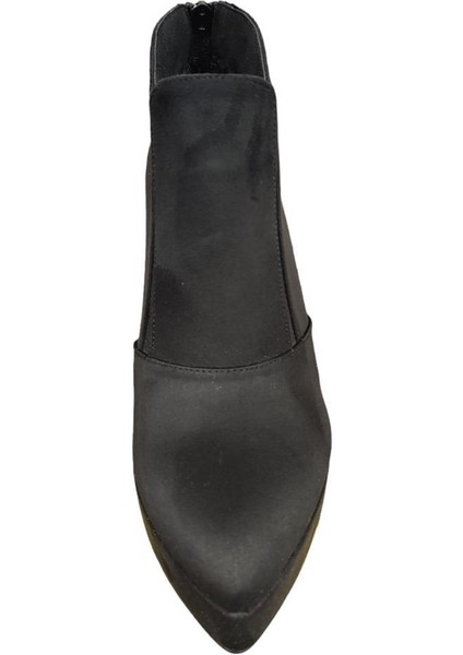 23BK06.611 Platform Topuk Süet Klasik Abiye Kadın Bot fırsatları