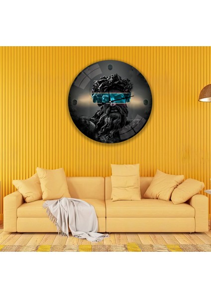 Heykel Cam Saat - 60 cm