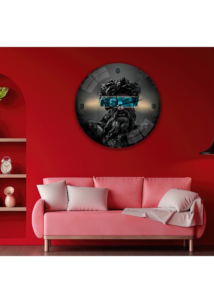 Heykel Cam Saat - 60 cm modelleri