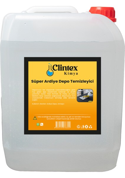 Süper Ardiye Depo Temizleyici 5 Lt