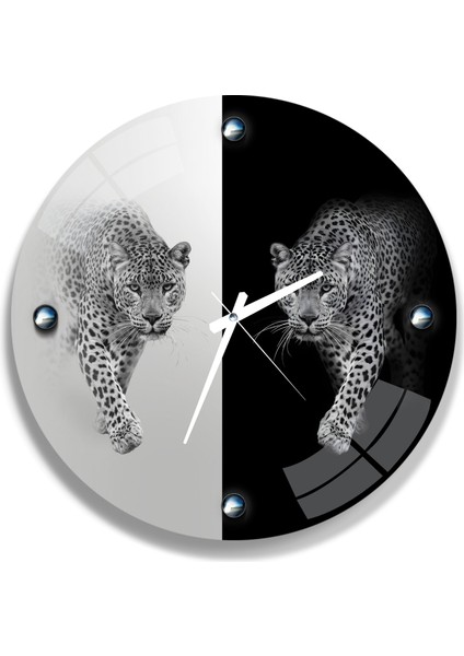 Leopar Cam Saat - 40 cm
