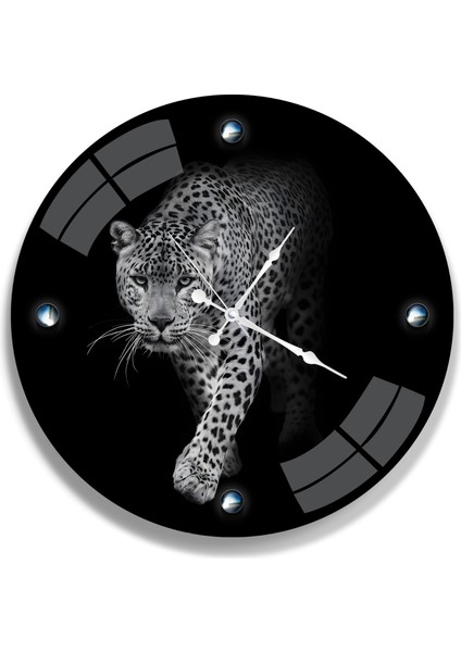 Leopar Cam Saat - 60 cm fiyatları