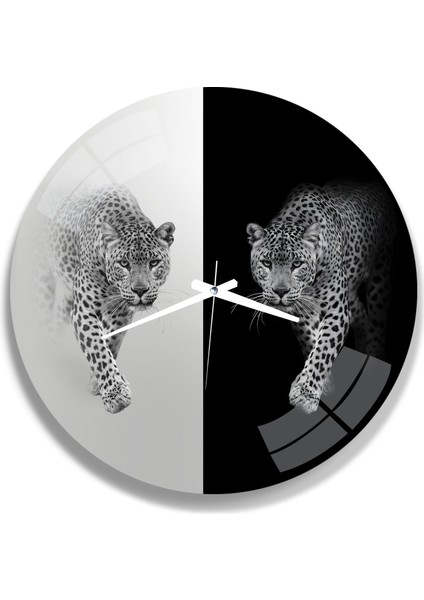Leopar Cam Saat - 60 cm