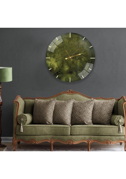 Çim Cam Saat - 60 cm