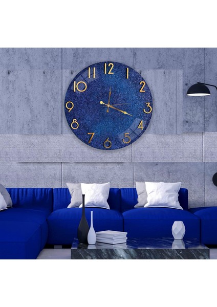 Blue Stone Cam Saat - 60 cm