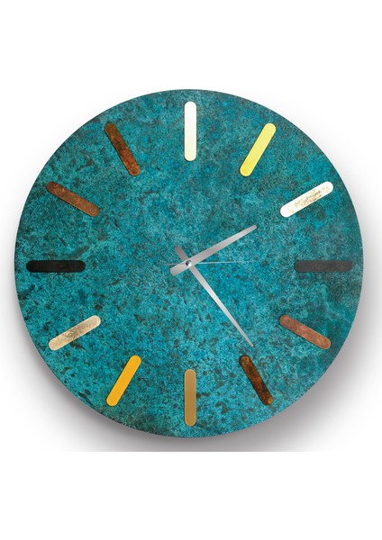 Rengarenk Cam Saat - 40 cm