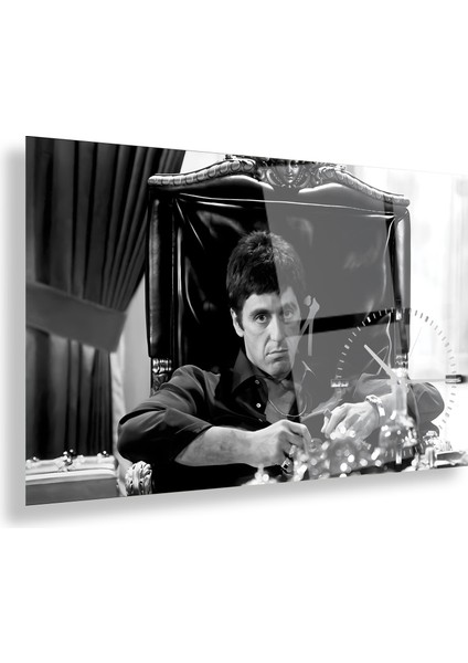 Saatli Al Pacino Cam Tablo fiyatları