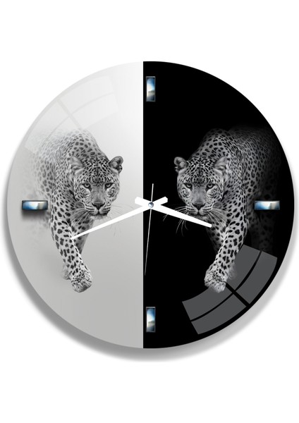 Leopar Cam Saat - 40 cm