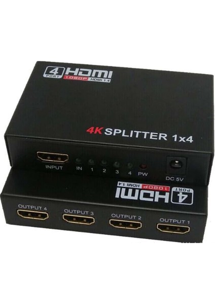 Concord-4k Ultra Hd 2160P Destekli 1 Giriş 4 Çıkış HDMI Çoklatıcı Splitter Hs-4