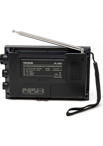 PL680 Taşınabilir Dijital Pll Çift Dönüşüm Am/fm/lw/sw