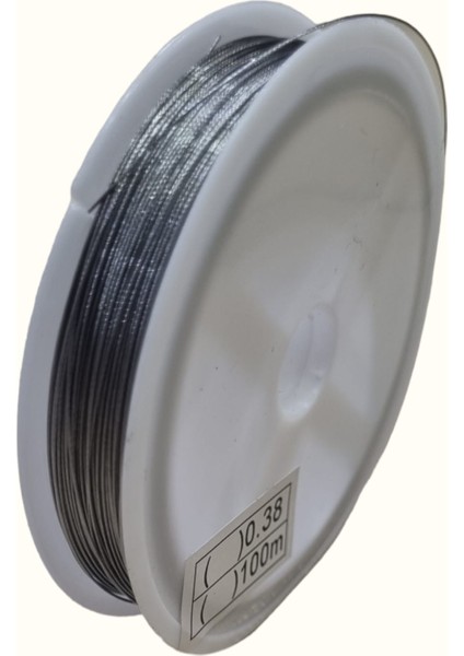 Çelik Tel Esnek Tel Tel Misina Takı Teli Çok Amaçlı Esnek Arajman Teli 0.38MM Takı Tesbih Teli