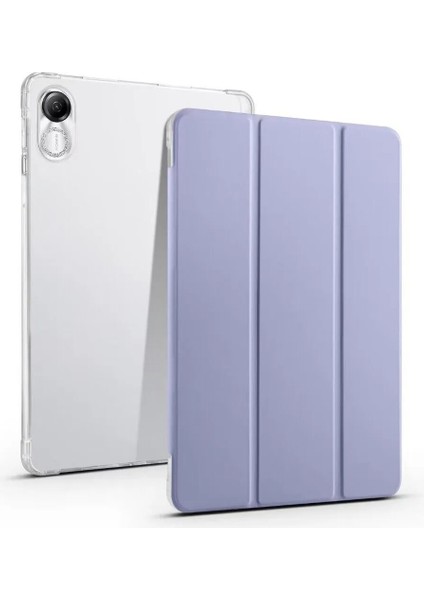 Huawei Honor Pad X9 11.5 Inç Uyumlu Tablet Kılıfı Akıllı Smart Uyku Modlu Katlanabilir Arkası Renkli Kapaklı Standlı Kılıf modelleri