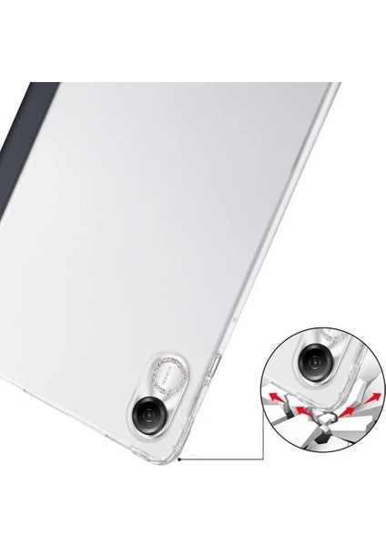 Huawei Honor Pad X9 11.5 Inç Uyumlu Tablet Kılıfı Akıllı Smart Uyku Modlu Katlanabilir Arkası Renkli Kapaklı Standlı Kılıf indirimleri