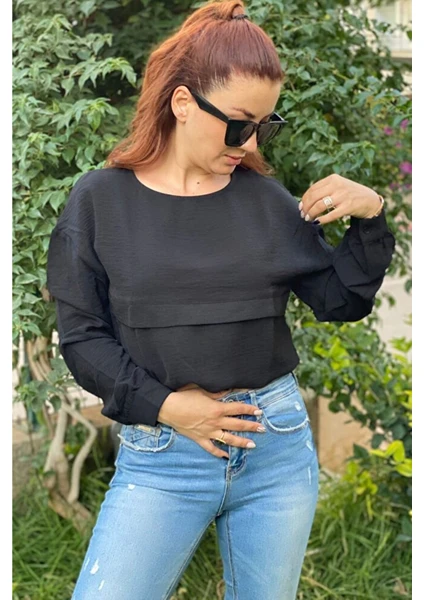 Kadın Crop Bluz