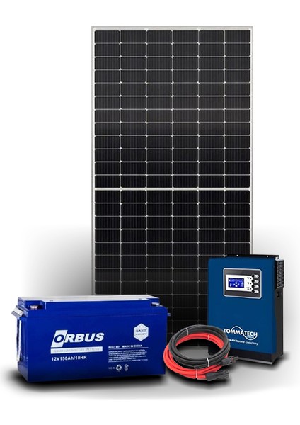 1800W Hazır Paket Güneş Enerjisi Sistemi