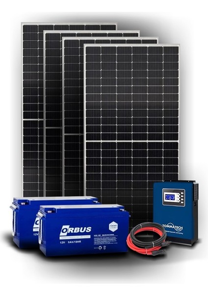 4800W Hazır Paket Güneş Enerjisi Sistemi