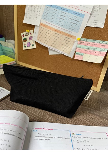 Soft Siyah Yıkanabilir Fermuarlı Tek Gözlü Bez Kalemlik Kalem Kutusu Cüzdan Makyaj Çantası fırsatları