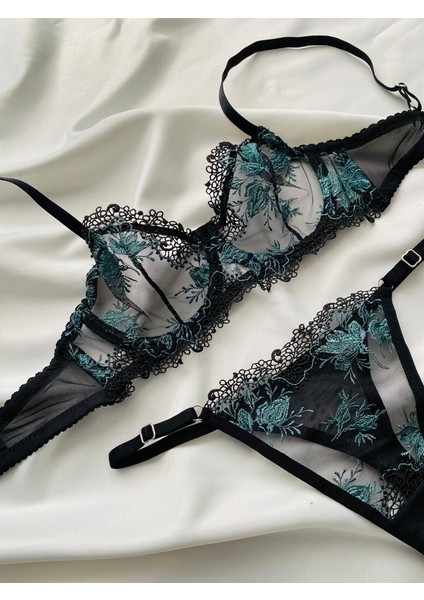 Mavilotuzçiçekli,transparan,balenli,desteksiz,sütyenvetanga,iççamaşırıtakımı fiyatları