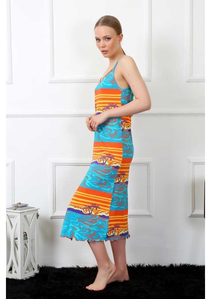 Kadın Ip Askılı Uzun Gecelik 826 modelleri