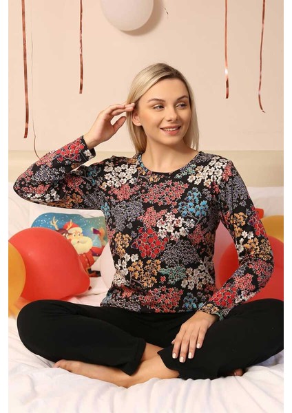 Kadın Uzun Kol Penye Pijama Takım 4205 fiyatları