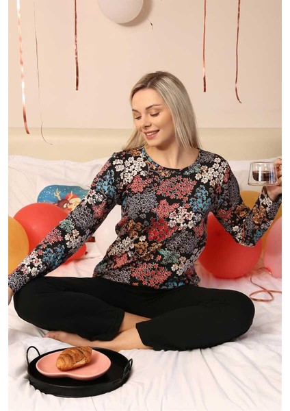 Kadın Uzun Kol Penye Pijama Takım 4205 indirimleri