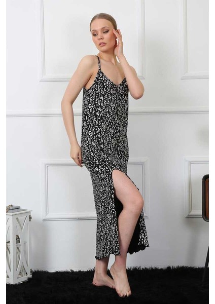 Kadın Ip Askılı Uzun Gecelik 824 modelleri