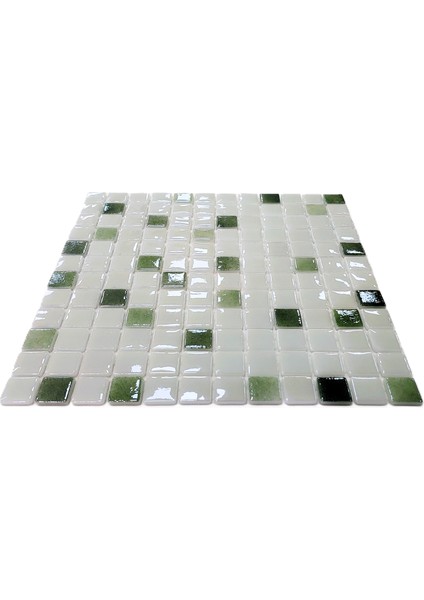 Mutfak Tezgah Arası ve Tüm Yaşam Alanları İçin Cam Mozaik. Taş Ölçüleri: 25X25X5 Mm. File Ölçüsü: 31.5X31.5 cm. ( 1 Kutu = 1 m2 Fiyatıdır )