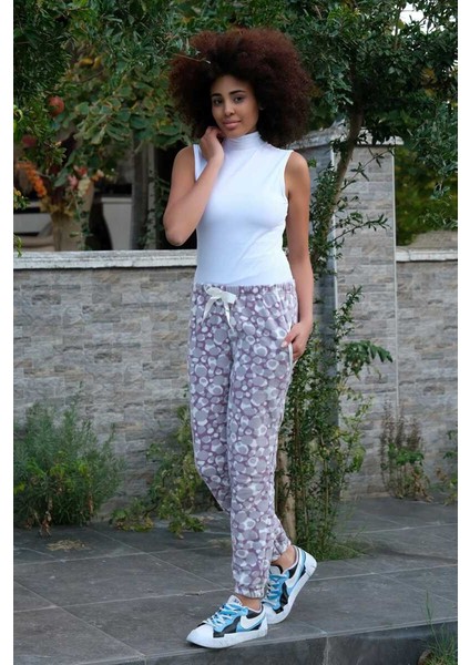 Kadın Welsoft Polar Tek Alt Pijama 210062