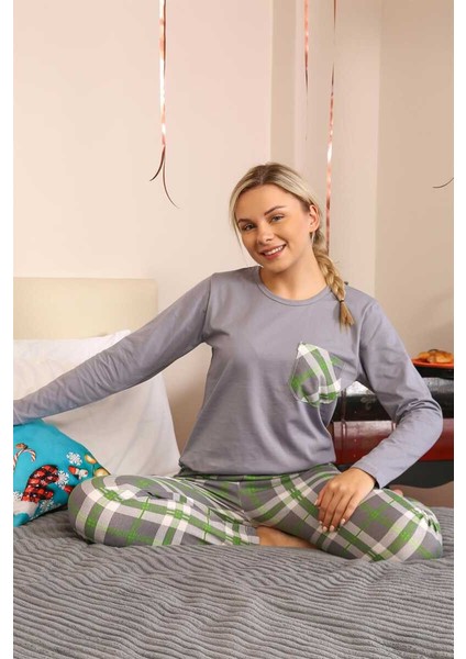 Kadın Uzun Kol Penye Pijama Takım 4199 indirimleri