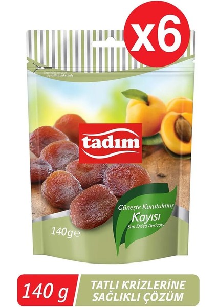 Gün Kurusu Kuru Kayısı 140 gr x 6 Adet
