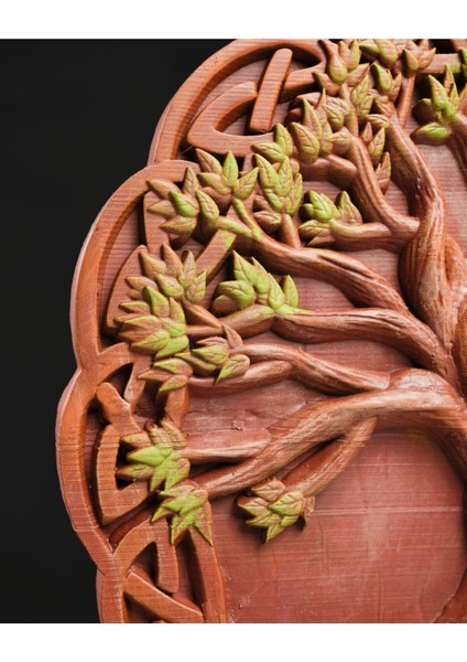 Yaşam Ağacı Tree Of Life Duvar Dekoru 30 cm Çap