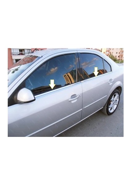 Ford Mondeo Krom Cam Çıtası 4 Prç. 2000-2008 Paslanmaz Çelik