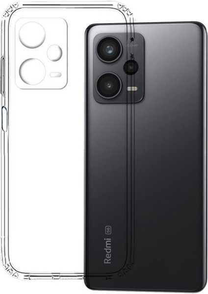Xiaomi Redmi Note 12 Pro 5g Kılıf Şeffaf Kamera Korumalı Esnek Yumuşak Silikon