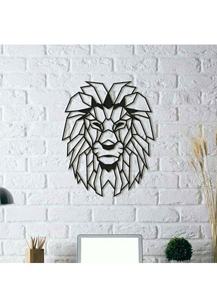 Aslan Yüzü Duvar Dekoru 30 cm
