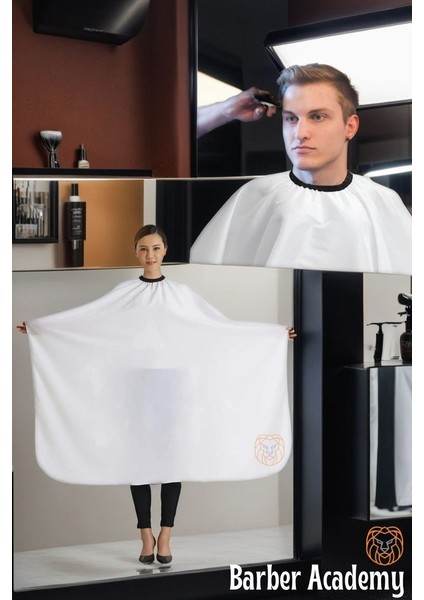 Saç Kesim Önlüğü Unisex Beyaz fiyatları