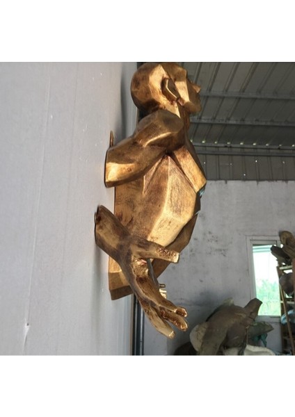 Modern Adam Duvar Dekoru Sculpture Angel Man Wall (Giga Dev Boy)