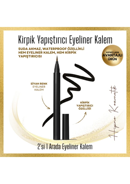 Hipno Cosmetic Takma Kirpik Yapıştırıcısı Eyeliner Kalem