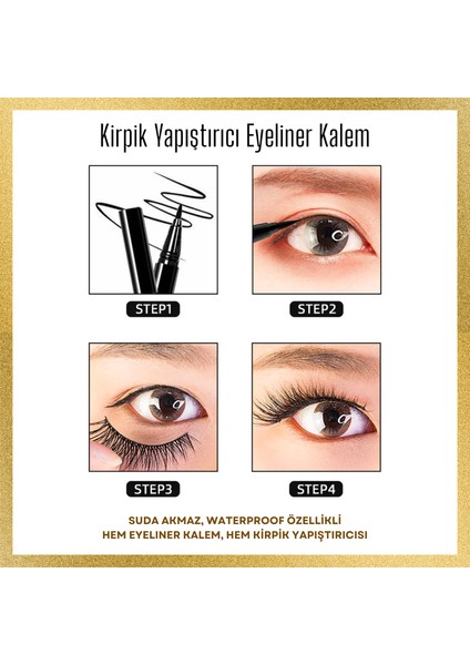 Takma Kirpik Yapıştırıcısı Eyeliner Kalem