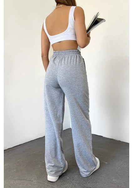 Kadın Iki Iplik Bol Paça Eşofman Altı modelleri